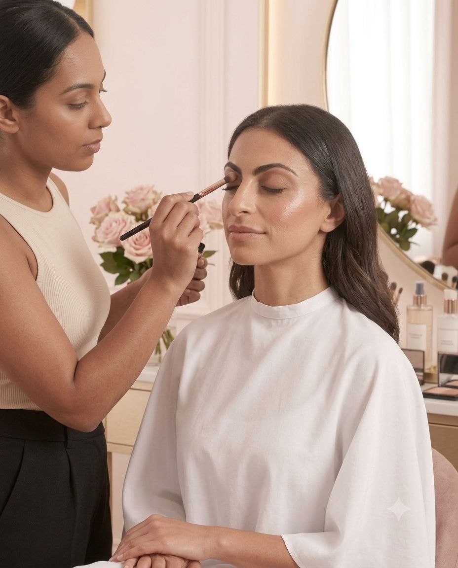 Makeup service at Beyond Indulgence